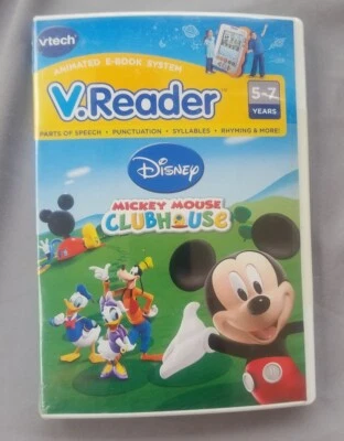 Mickey Mouse Clubhouse cartridge  for vTech V.Reader - Image 1 of 2