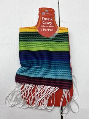 AMSCAN FIESTA MEXICANA CINCO TELA BEBIDA ACOGEDORA NUEVO Foto 1 de 3