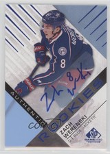 2016 Upper Deck SP Game Used Authentic Rookies Blue Zach Werenski Rookie Auto RC