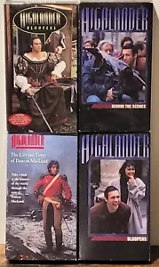 Highlander VHS Bloopers Behind the Scenes The Life & Times of Duncan McCloud - Picture 1 of 8