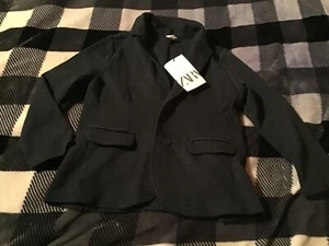 Zara black size 7 suit jacket new with tags 0371/660/401 - Picture 1 of 7