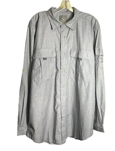 Insect Shield Men’s Long Sleeve Vented Button-Up Bug Protection Field Shirt|LRG - Picture 1 of 24
