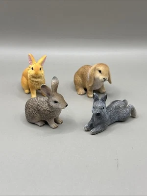 Schleich Rabbit Bundle 3 | Farm Life | Pets Toy Animal Figures - Image 1 of 4