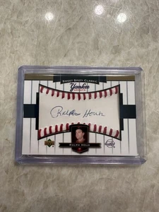 2003 Upper Deck Sweet Spot Classic Yankees Greats Ralph Houk SP Auto Card #YG-RH - Picture 1 of 4