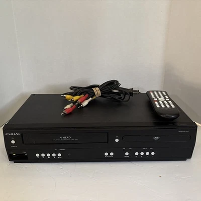 FUNAI DVD PLAYER VCR Recorder Combo W/ Remote  HDMI Cord Tested DV220FX4 - Image 1 of 4