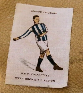 WEST BROMWICH ALBION 1922 SILK FOOTBALL LEAGUE COLORI BDV SIGARETTE ORIGINALE - Foto 1 di 2