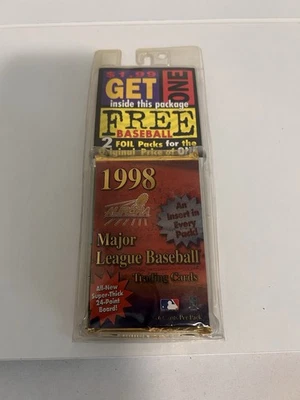 Tarjetas de béisbol Pacific Aurora MLB 1998 paquete de pasatiempos sin abrir Foto 1 de 4