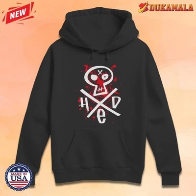 Camiseta con Capucha Hed PE Blood Murder Skull Logo 2025 S-5XL HL100 Foto 1 de 2
