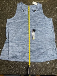 Athletic Works Tank XXL Blau Damen Ärmellos Feuchtigkeitsableitend Neu Mit Etikett - Bild 1 von 8