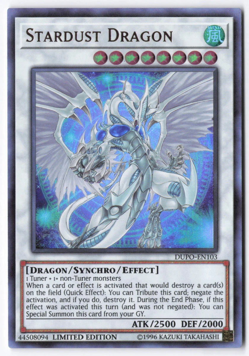 Stardust Dragon Yu-Gi-Oh! TCG Ultra Rare Individual Collectible