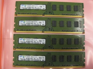 Samsung 16GB ( 4x4GB ) 2Rx8 PC3-10600U  DDR3 DESKTOP Memory RAM - Picture 1 of 9