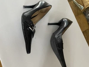 Carlos Santana High Heels Sz 8 1/2 Black Clubbing cruises formal business - Picture 1 of 3