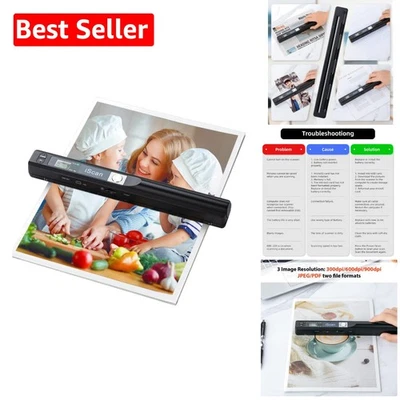 Compact & Lightweight Portable Scanner for A4 - Scans Photos & Receipts Quickly - Image 1 of 4