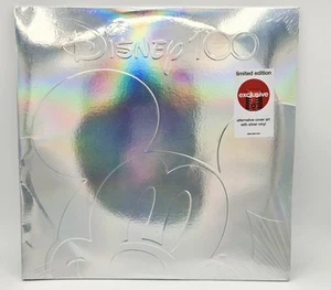 Disney 100 Silver Vinyl 2-LP Walt Disney Records Target Exclusive - New Sealed - Picture 1 of 9