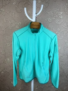 Arcteryx Delta LT Fleece Polartec Jacket Womens Large Green Full Zip Gorpcore - Picture 1 of 9