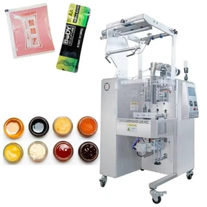 Round Corner Liquid Sachet Sauce Packing Machine For Honey Jelly Jam Ketchup - Picture 1 of 11