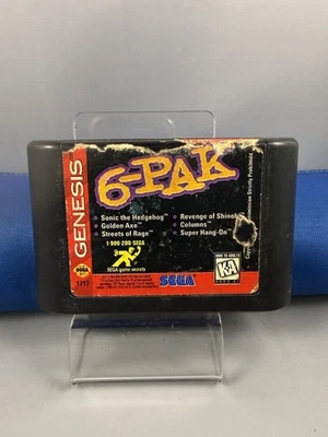 Genesis 6-Pak (Sega Genesis, 1995) Tested Working Cart Only - Image 1 of 4