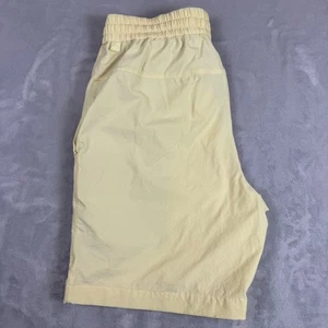 Lululemon Bowline Shorts Elastic Waist Mens M Yellow Drawstring Lightweight* - Picture 1 of 7