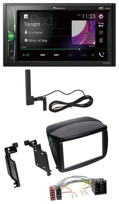 Pioneer MP3 DAB AUX 2DIN Bluetooth Autoradio für Fiat Doblo ab 10 Opel Combo ab - Bild 1 von 4