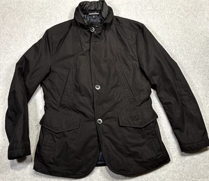Hugo Boss Mens Sz 40R Casual Jacket Removable Gilet Quilted Lining Black - Picture 1 of 22