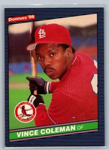 1986 Donruss RC Vince Coleman #181 - Picture 1 of 2