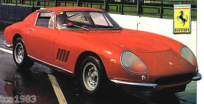 HOJA DE ESPECIFICACIONES FERRARI 275 GTB/Folleto/Catálogo: 1967, 1968, Foto 1 de 4