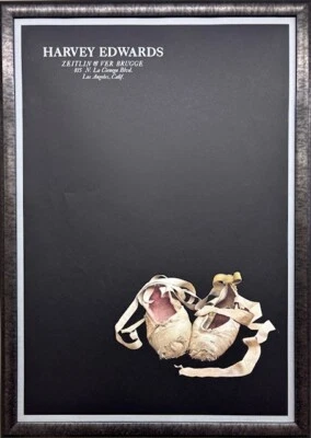 Harvey Edwards "Ballet Slippers"  Custom Framed Photography Art Dance Ballet New - Image 1 of 4