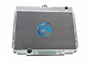 379 24"W 3 Row Aluminum Radiator For 67-70 Ford Mustang/Cougar/Fairlane V8 AT/MT - Bild 1 von 7