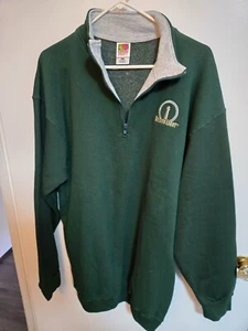 Vintage Sweatshirt With Zip 1/4 Long Sleeve Guiding Light Logo - Picture 1 of 5