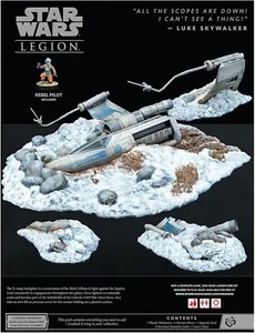 Star Wars Legion Crashed X-Wing Terrain Expansion - Picture 1 of 1