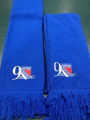 BUFANDA NEW YORK RANGERS 90 ANIVERSARIO INVIERNO COMO NUEVA NUEVA NY MSG LGR Foto 1 de 4
