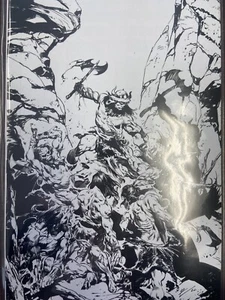Cubierta variante virgen Conan el Bárbaro (2023 Titan) #1J Torre Limited 1:10 en estado y negro - Imagen 1 de 2
