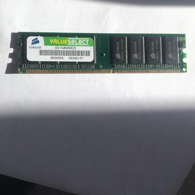 Used Corsair PC-3200 1 GB VS1GB400C3 Memory  - Image 1 of 2