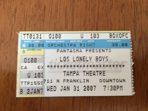 TICKET STUB AUS LOS LONELY BOYS 2007 TAMPA - Bild 1 von 2