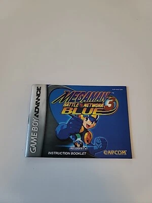 MegaMan Battle Network 3 Blue - Game Boy Advance - Manual Only **NO GAME! - Image 1 of 2