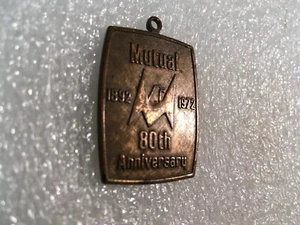 Vintage Mutual Savings Bank, Milwaukee Wis, 80th anniversary,1892-1972 FOB - Picture 1 of 7