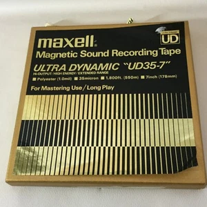 Maxell Magnetic Sound Recording Tape Ultra Dynamic "UD35-7" Untested Sold AS IS - Picture 1 of 3