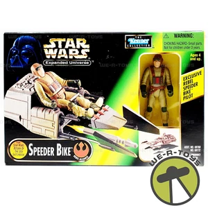 Star Wars Expanded Universe Speeder Bike with Rebel Pilot Figure Kenner 1997 - Picture 1 of 4