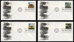 USA, SCOTT # 2434-2437, SET 4 ARTCRAFT FDC COVERS 1989 UNIVERSAL POSTAL CONGRESS - Picture 1 of 5