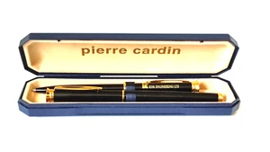 PIERRE CARDIN France Pen & Fountain Pen Set, Original Case, Advertising, Unused - Picture 1 of 13