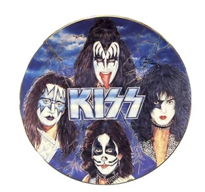 KISS Plate, ROCKERS AND RULERS, 1997 Collectors 8” Plate, #7008, Vtg, Rock Band - Picture 1 of 4