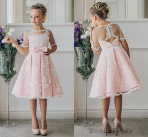 New Flower Girl Dresses Bridesmaid Wedding Communion Party Prom Princess Pageant - Picture 1 of 7