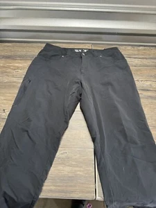 Mountain Hardwear Women's Grey Nylon Hiking Pants Size 10/32 Zip Off Legs - Picture 1 of 8