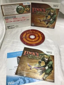 Disco de videojuego Link's Crossbow Training Wii, folleto, manga - Imagen 1 de 1