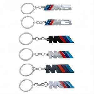 Luxury Car Logo Keychain, Exquisite M Series Emblem fits Sophisticated BMW Keys - Picture 1 of 10