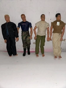 vintage 1996 hasbro pawtucket gi joe 11” Lot Of 4 - Picture 1 of 6
