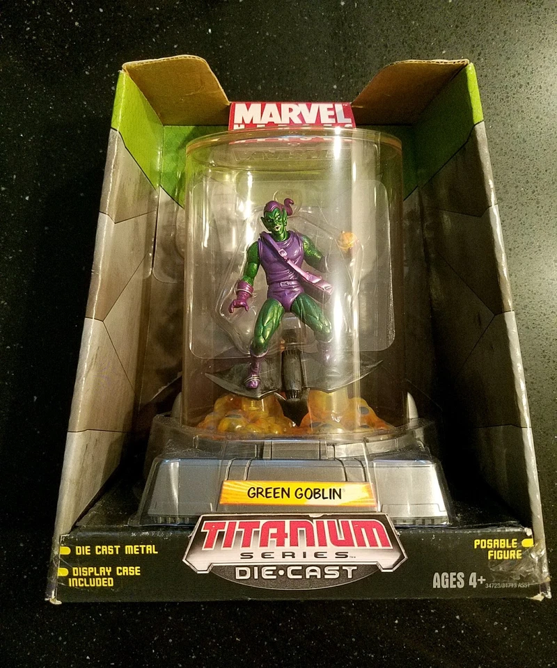 Marvel Micromachines Galoob Green Goblin & Doctor 章鱼压铸人偶 全新带盒  — 第 1/4 张图片