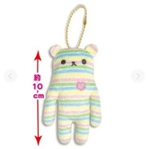 Flan Soft Kawaii Daigurumi Flan Plush Key Chain AMUSE JAPAN 3.93 in Candy Bear - Picture 1 of 1