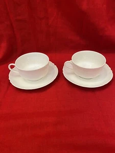 Lot of Vintage Haviland China Ranson Pattern 2 Cups and 2 Saucers - Picture 1 of 5