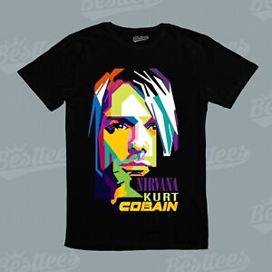 UNISEX Kurt Cobain Nirvana Grunge AMERICAN Punk Rock Music Band Tee T-Shirt